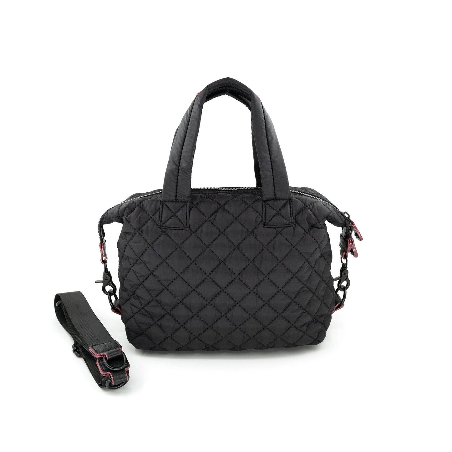 Large Quilted Purse - Black