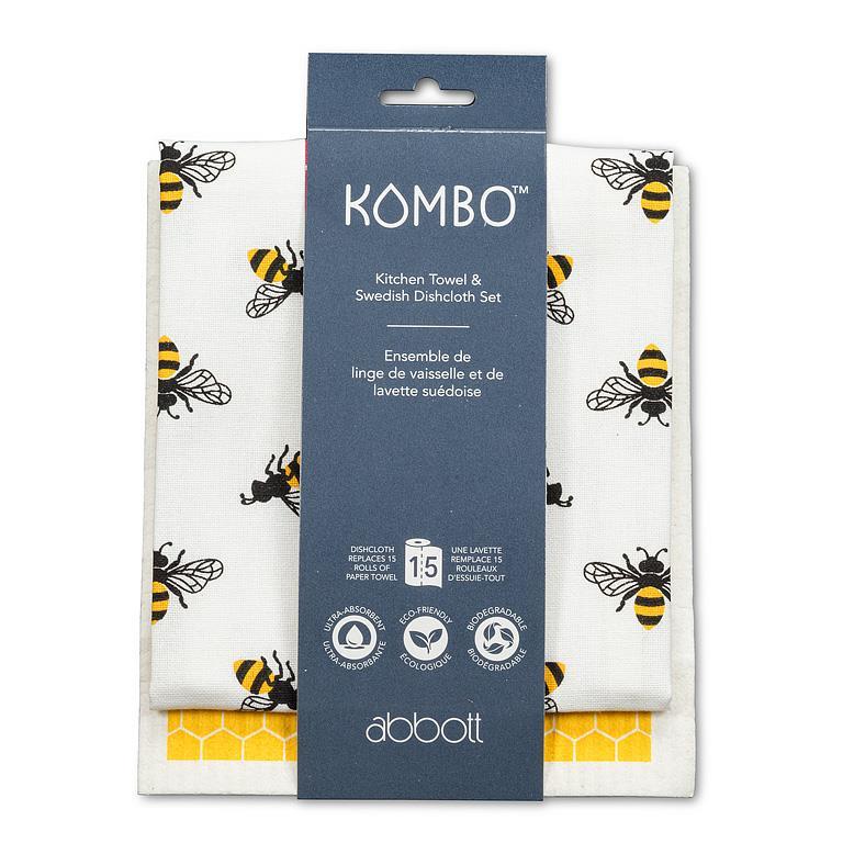 Bee Dishcloth & Towel Set