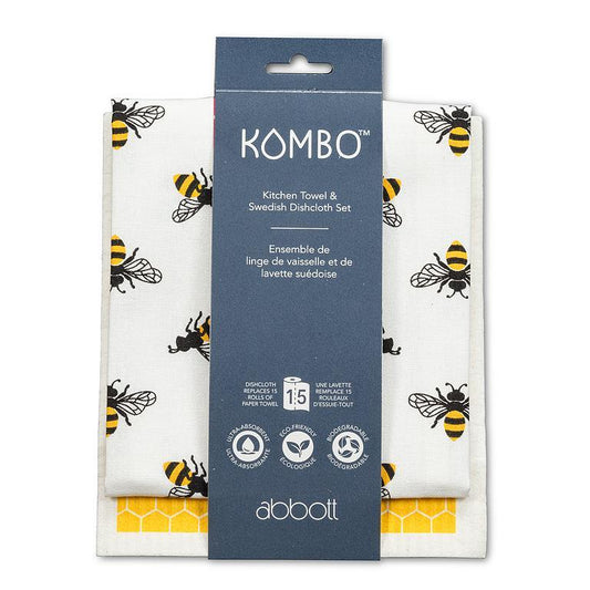 Bee Dishcloth & Towel Set
