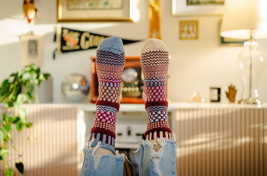 Solmate Crew Socks -Lakespur