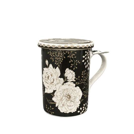 Art Deco Mug With Lid & Infuser