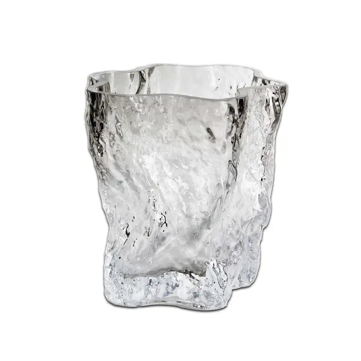 Wide Glass Vase