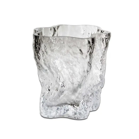 Wide Glass Vase