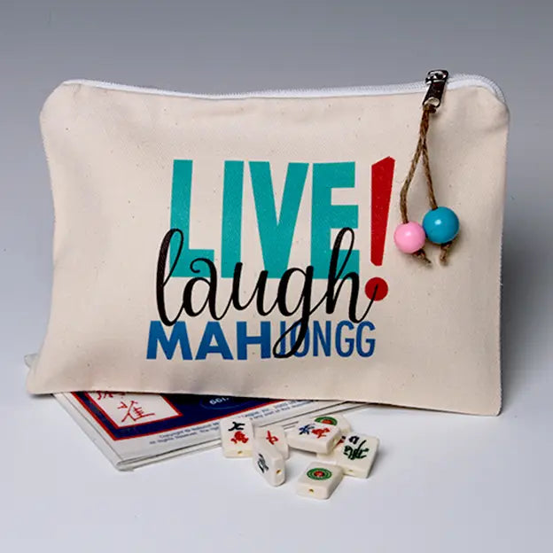 Live Laugh MahJong Pouch Small