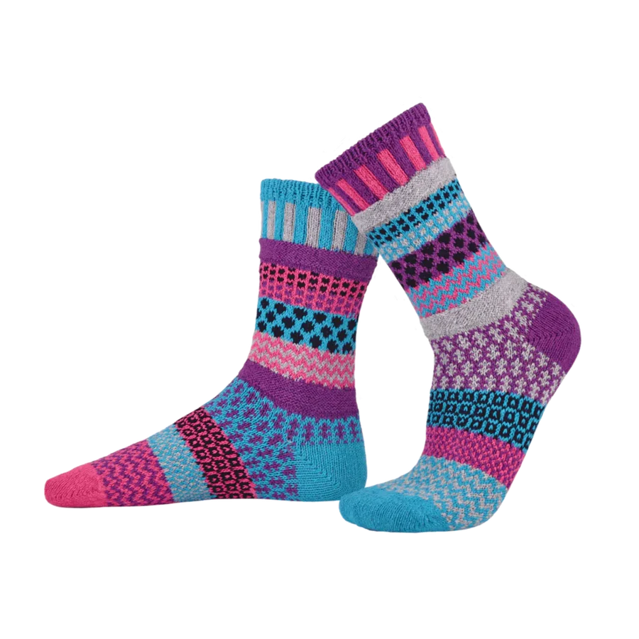 Solmate Crew Socks - Periwnkle