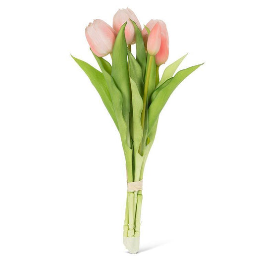 Lifelike Stem 5 Tulip Bunch 12"