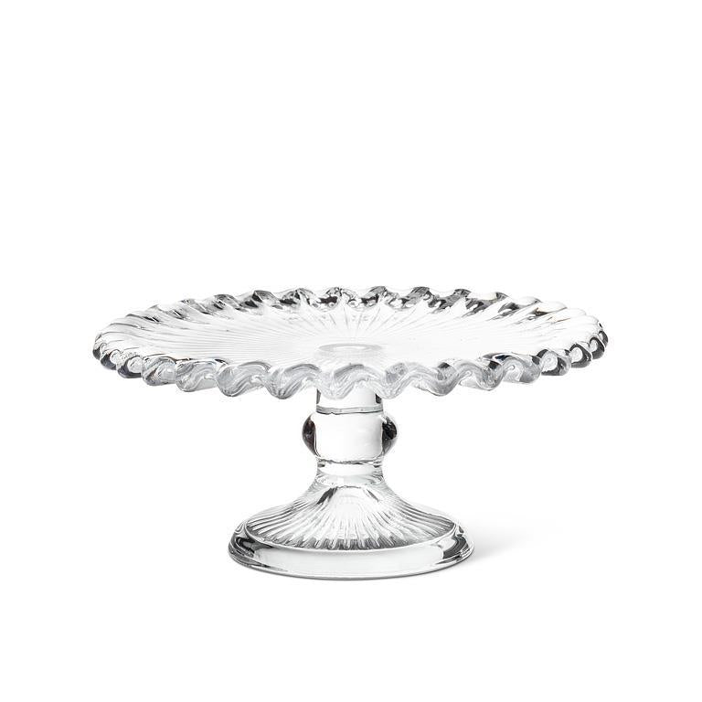 Glass Pedestal Cake Plate