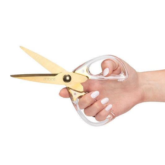 Clear and Gold Scissors