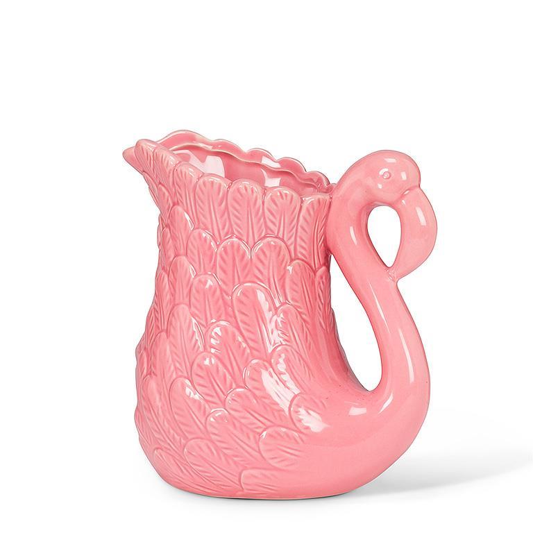 Ceramic Flamingo Jug/Vase - Small