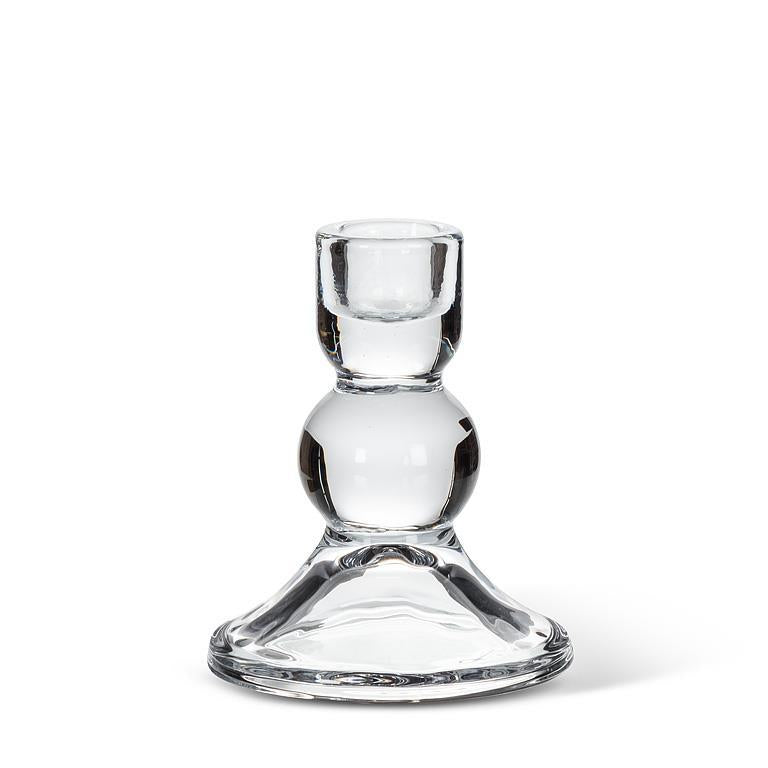 Glass Taper Candle Holder Set
