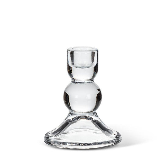 Glass Taper Candle Holder Set