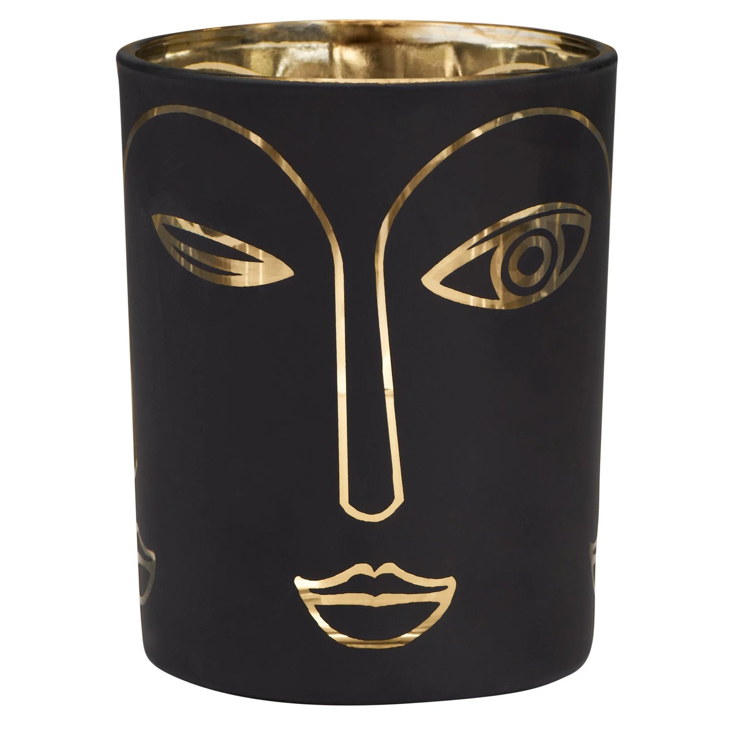 Face Outline Glass Vase 4x5