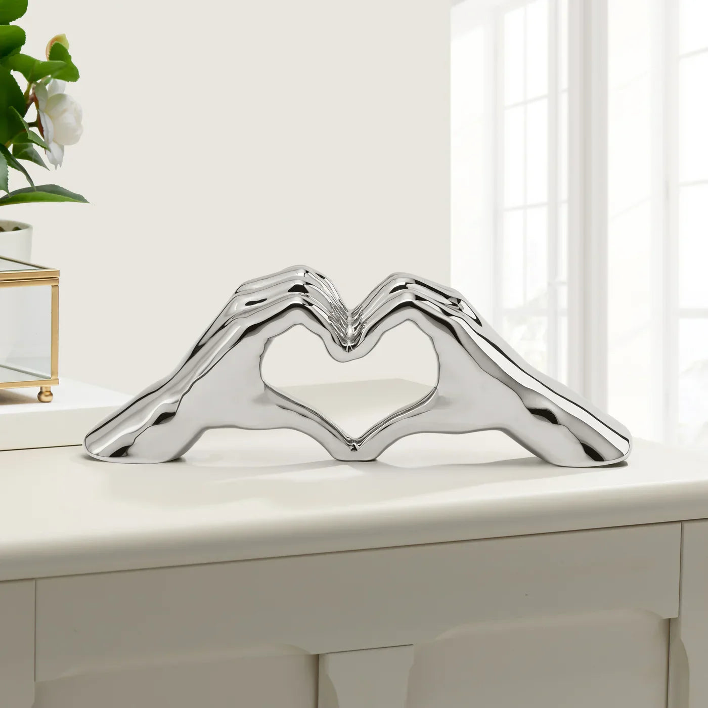 "LOVE" Hand Ceramic Sculpture