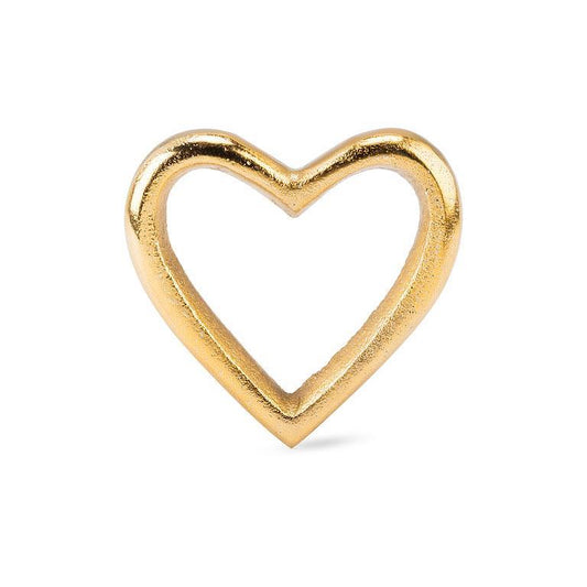 4" Gold Heart