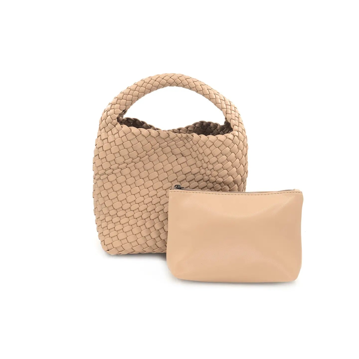 Woven Purse - Beige