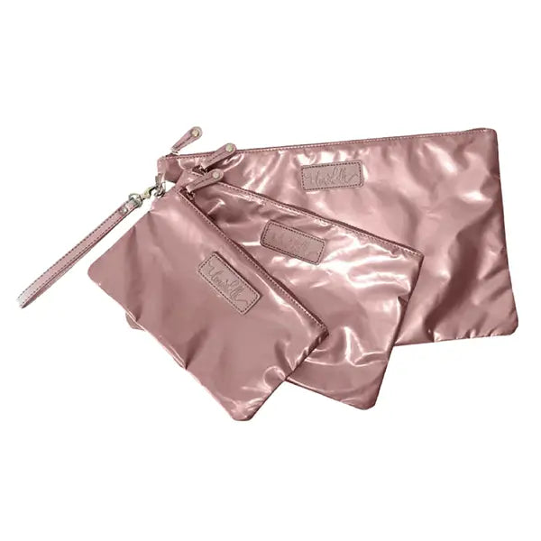 3 Pack Wristlet/ Cosmetic Bag Set