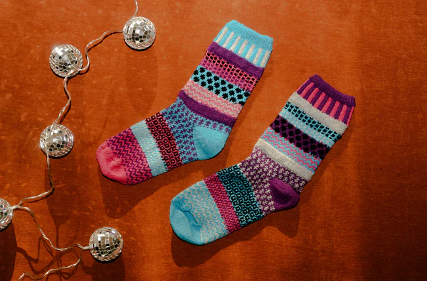 Solmate Crew Socks - Periwnkle