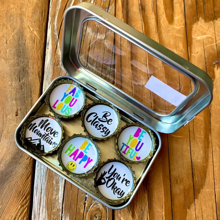 Set of 6 Be You Magnet Set