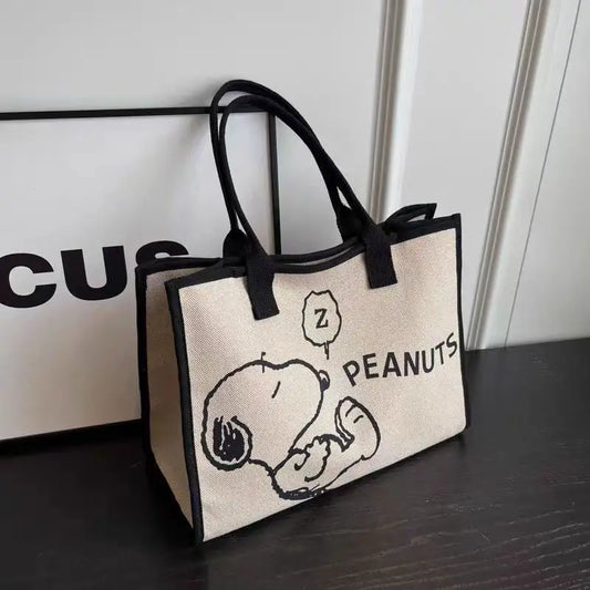Canvas Snoopy Tote