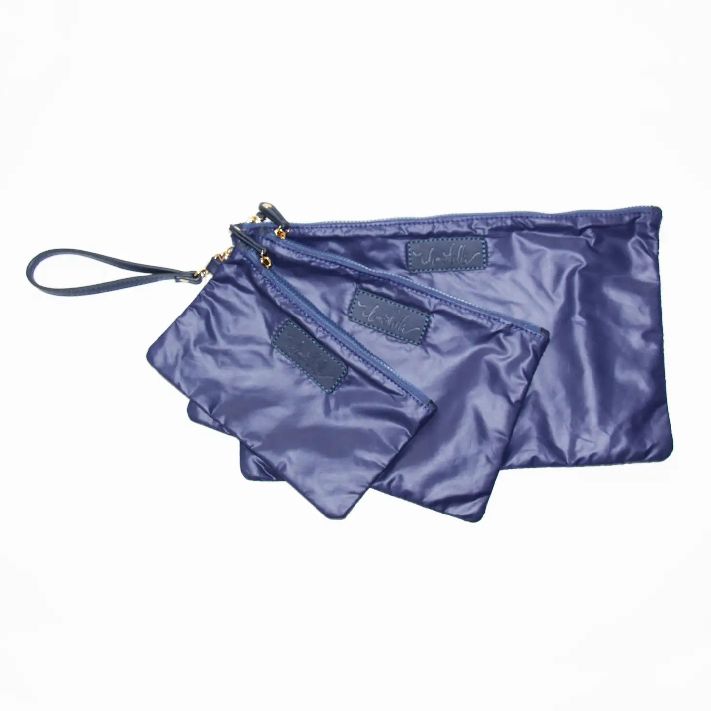3 Pack Wristlet/ Cosmetic Bag Set
