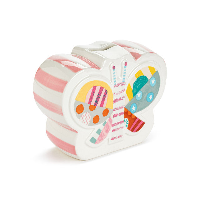 Ceramic Butterfly Bank