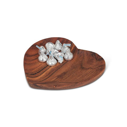 Small Wooden Heart Dish