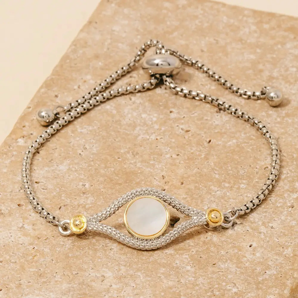 Gold Dipped Evil Eye Bracelet
