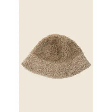 Faux Fur Soft Bucket Hat