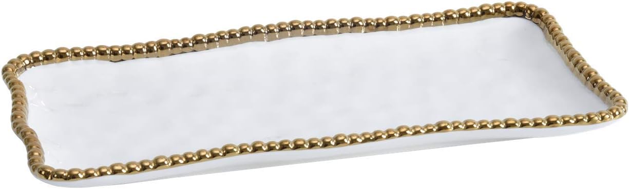 Pampa Bay Golden Salerno Rect. Medium Platter