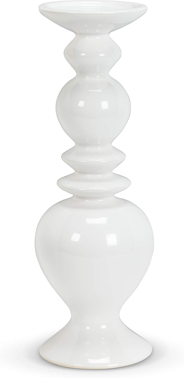 2-PC Pillar Candle Set White