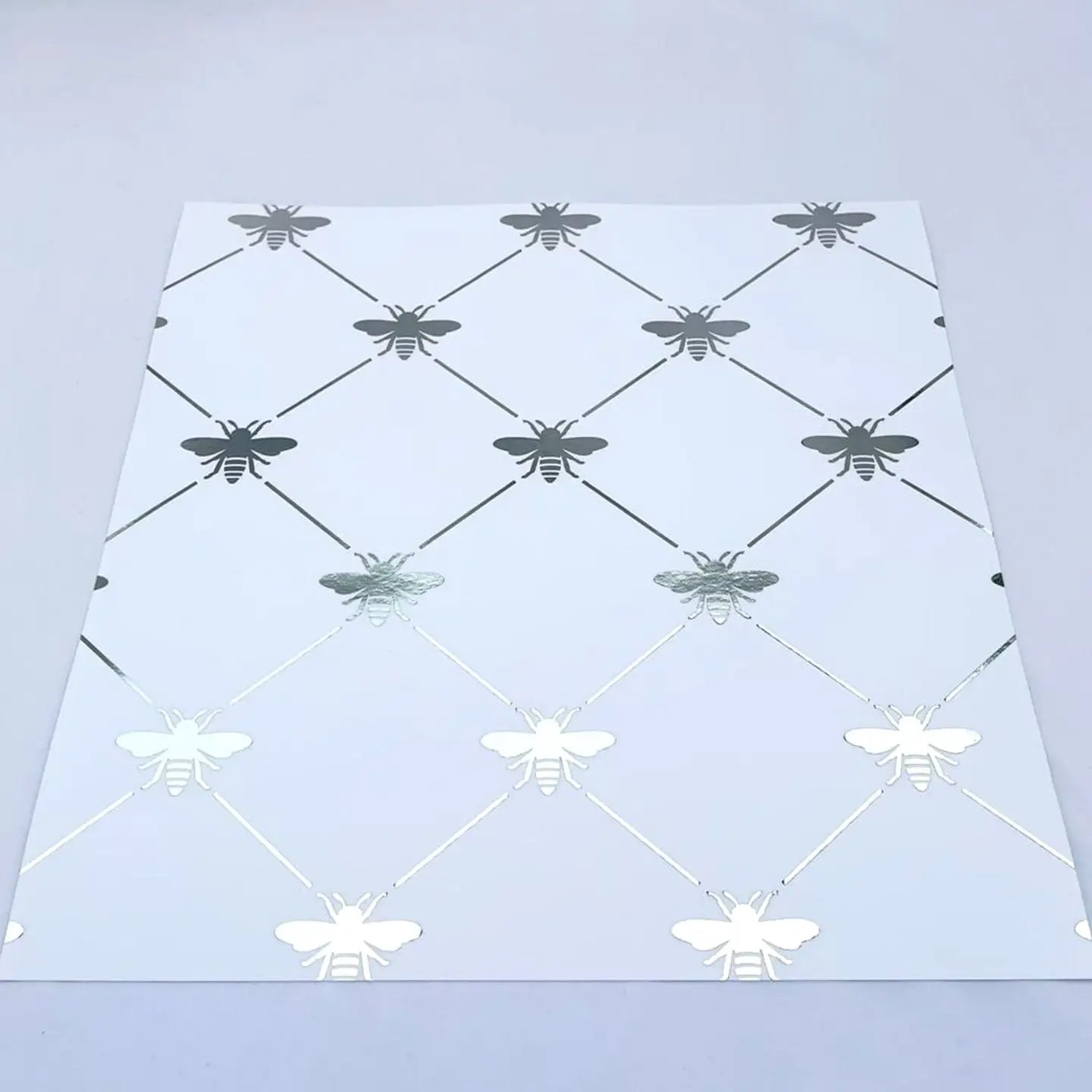 Silver Diamond Bee Chargers