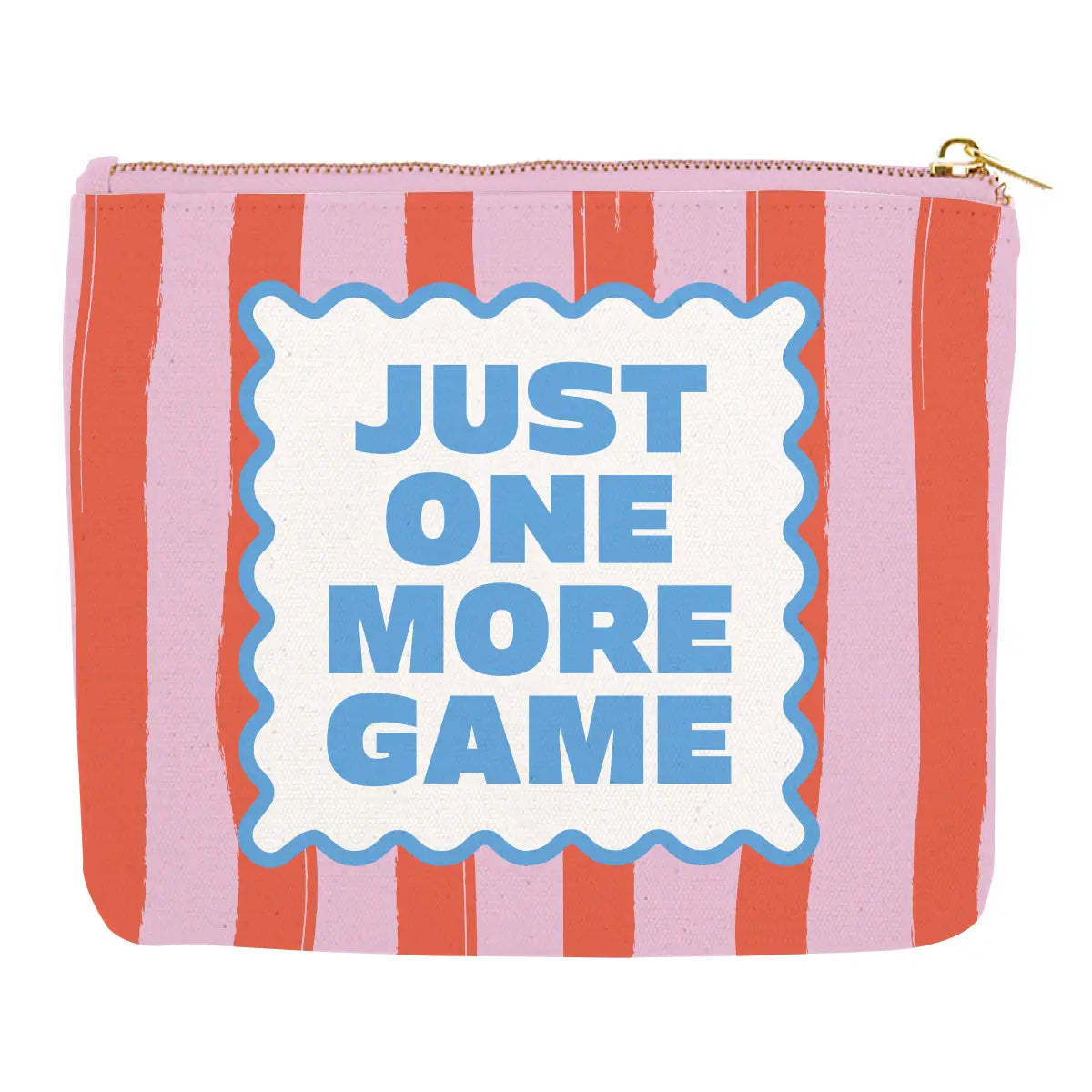 Canvas Mahj Card Pouch - One More Game