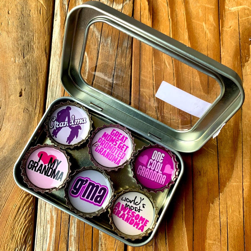Set of 6 Grandma Magnet Set