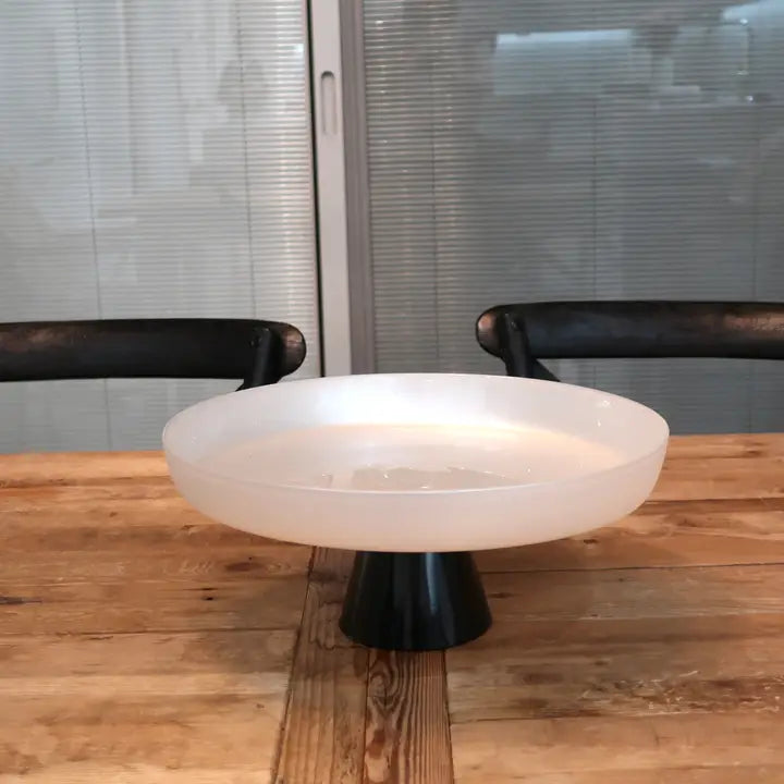 Glass Footed Cake Plate