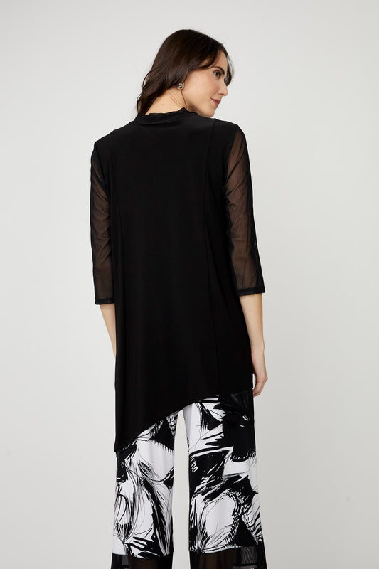 Compli K Mesh Jersey Tunic