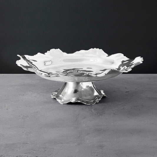 Beatriz Ball Pedestal Vento Petal Medium Cake Plate
