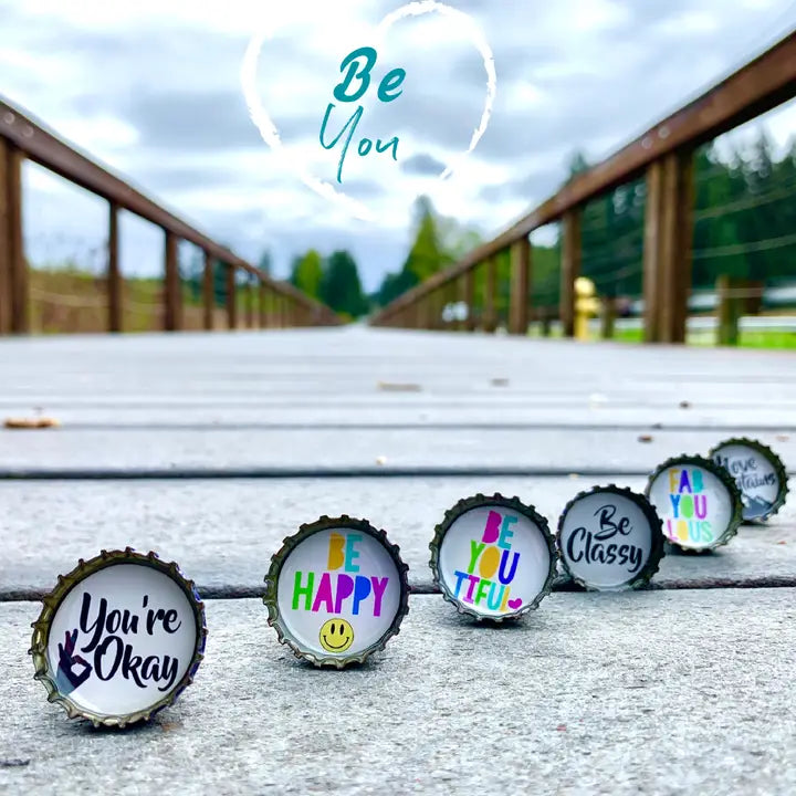 Set of 6 Be You Magnet Set