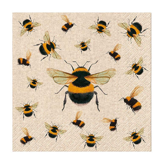 Bee Cocktail Napkins