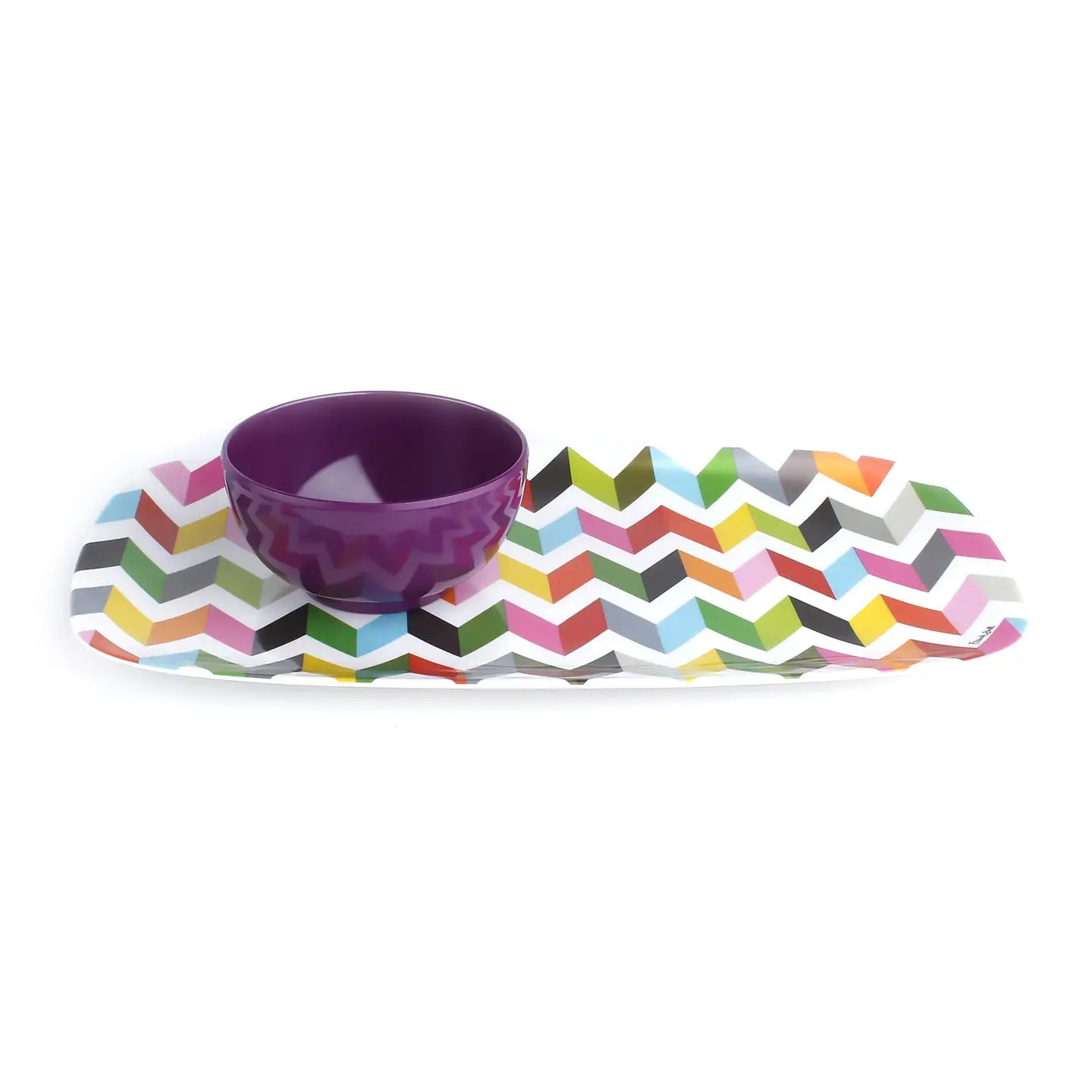 French Bull Ziggy Rectangular Platter 13.75"