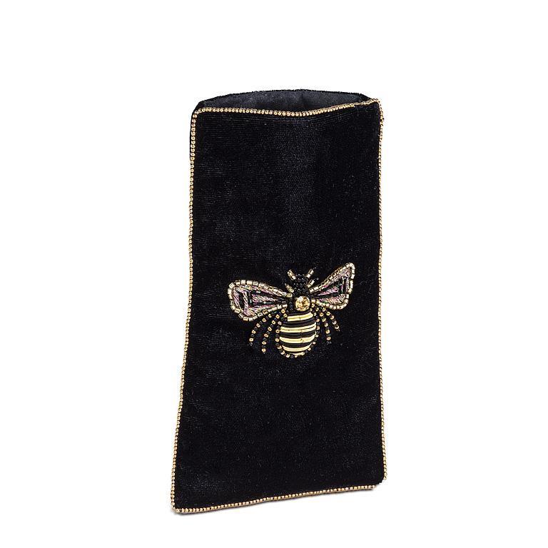 Bee Velvet Eyeglass Case