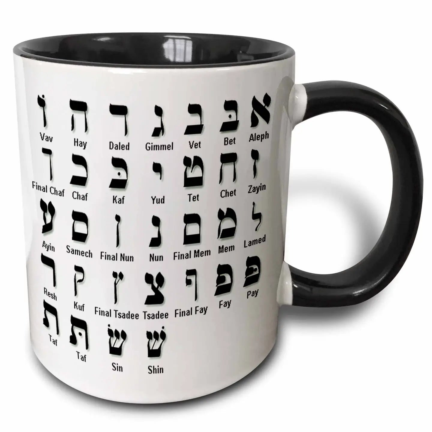 Mug -  Hebrew Alphabet