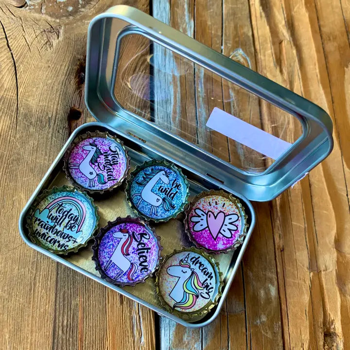 Set of 6 Unicorn Dreams Magnet Set