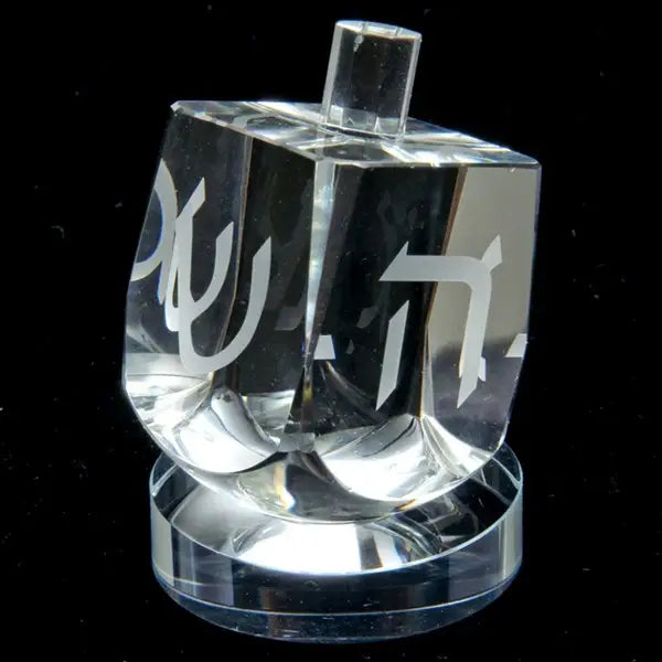 Crystal Dreidel W/Stand