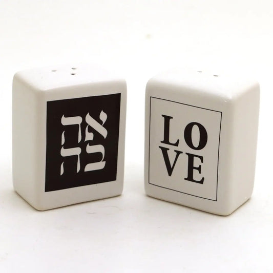 Ahava/Love Salt & Pepper