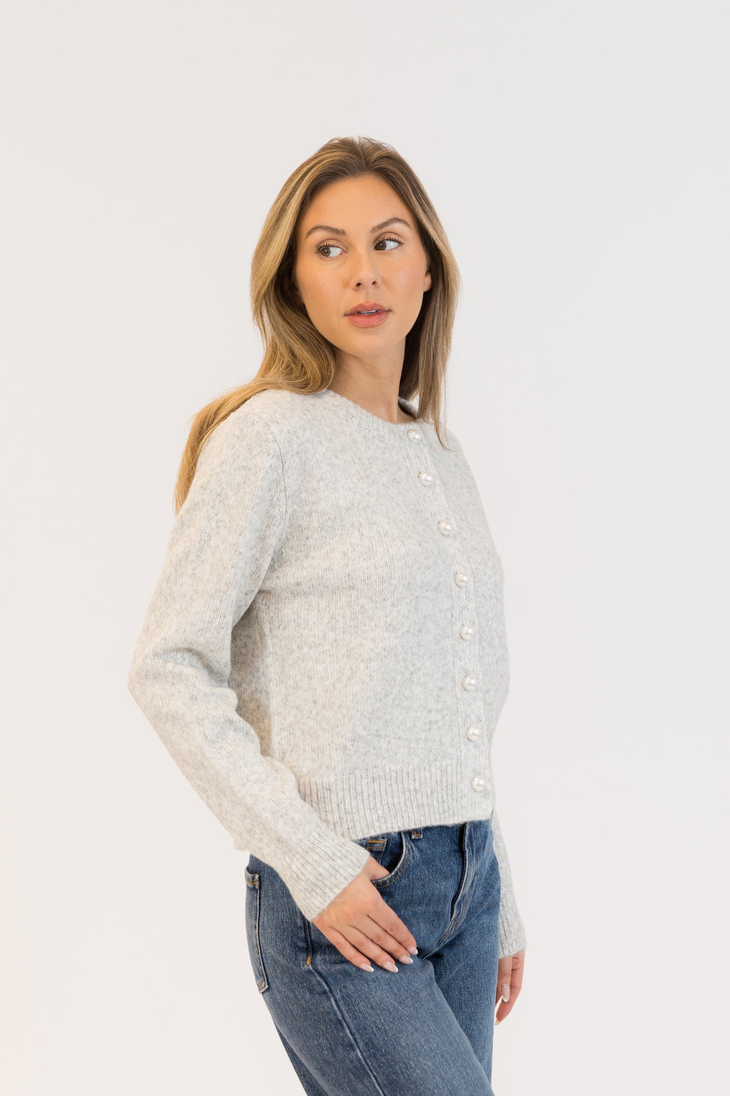 Pearl Button Cardigan