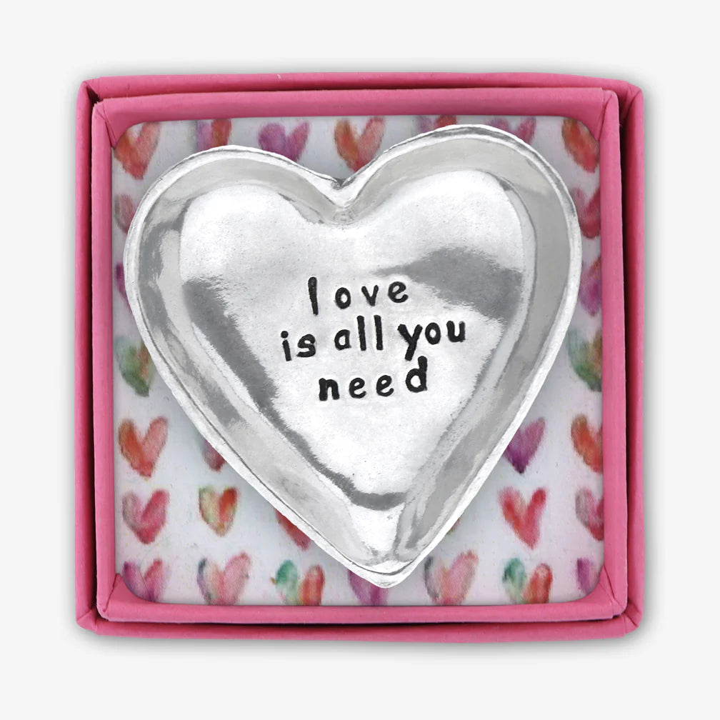 Pewter Love is All Charm Bowl