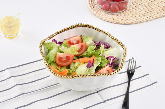 Pampa Bay Golden Salerno Large Salad Bowl