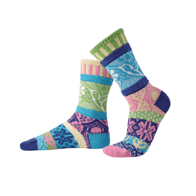 Solmate Crew Socks - Hummingbird