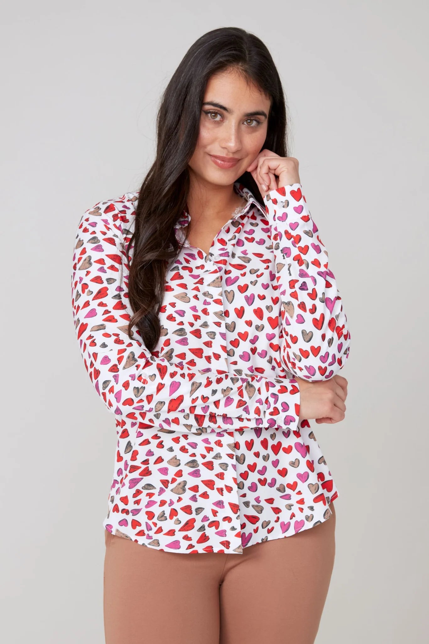 Renuar Hearts Blouse