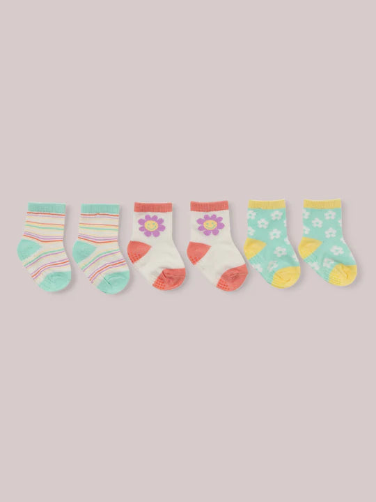 Baby Sock Trio Bounjour